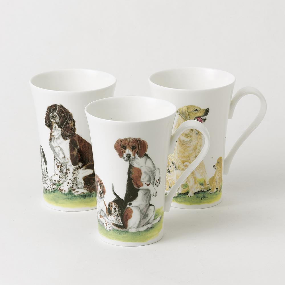 Dog Collection Fine Bone China Mugs Roy Kirkham Online Store